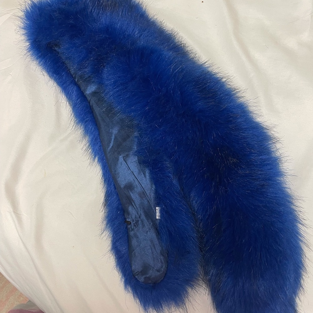 Faux fur stole